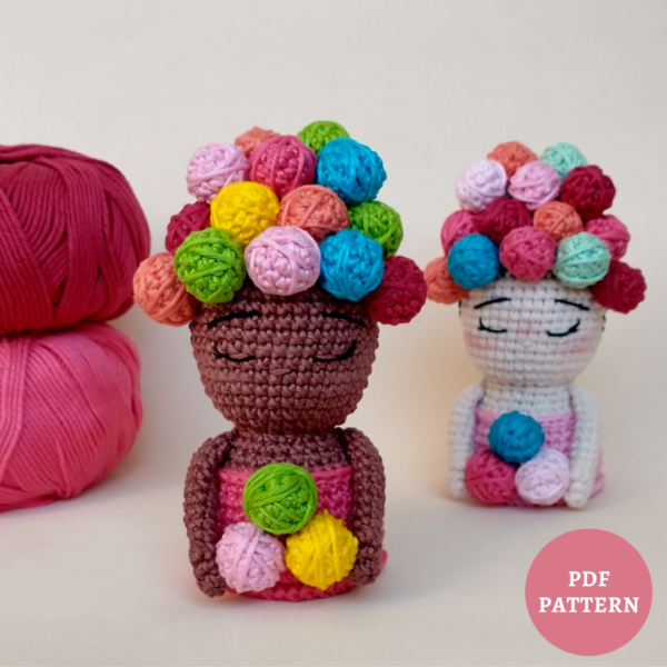 Mulher Enovelada - Receita de Amigurumi em PDF