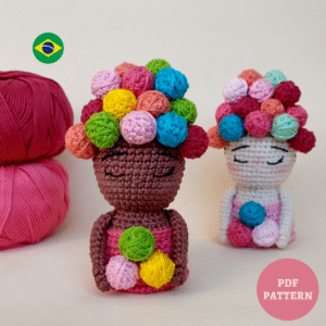 Mulher Enovelada - Receita de Amigurumi em PDF