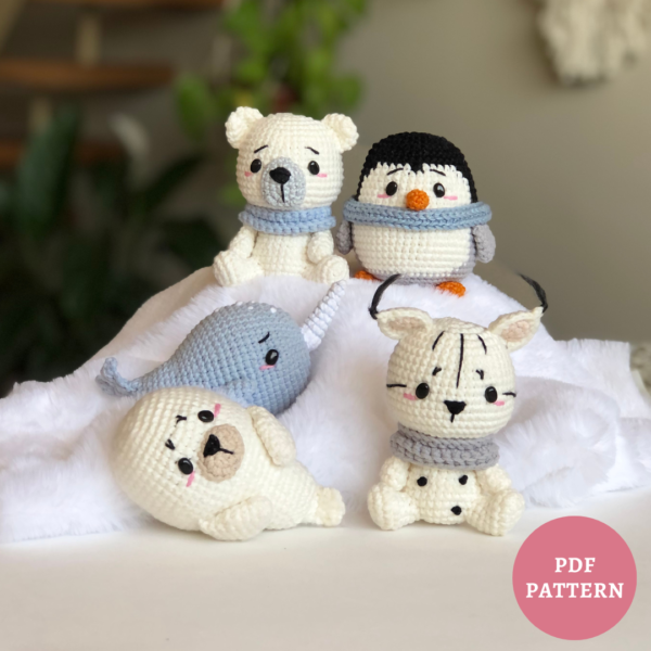 Coleção Baby Snow - Receita de Amigurumi em PDF