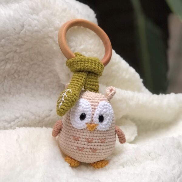 Chocalho Coruja Baby - Receita de Amigurumi em PDF - Image 2