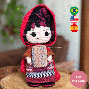 Mary Sanderson - Receita de Amigurumi em PDF