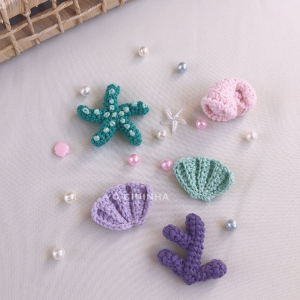 Coleção Piticos Marinhos - Receita de Amigurumi em PDF - Imagem 2