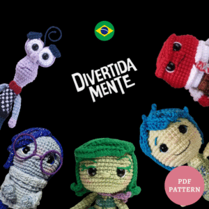 Divertidamente Parte 1 - Opção completa ou avulsa – Receita de Amigurumi em PDF