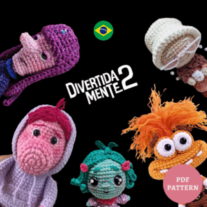 Divertidamente Parte 2 – Opção completa ou avulsa - Receita de Amigurumi em PDF