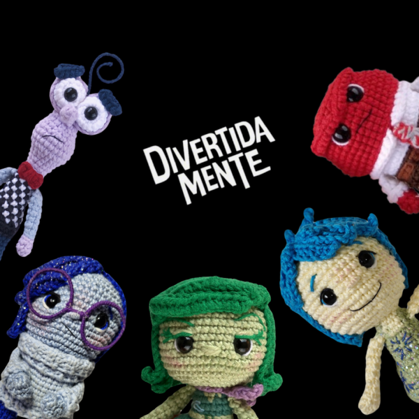 Divertidamente Parte 1 – Receita de Amigurumi em PDF