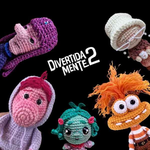 Divertidamente Parte 2 – Receita de Amigurumi em PDF