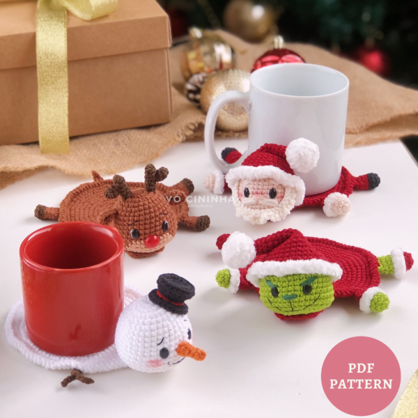 Cafezim de Natal – Receita de Amigurumi em PDF