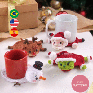Cafezim de Natal – Receita de Amigurumi em PDF