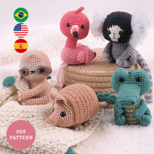 Piticos do Brasil 2 – completa ou avulsa – Receita de Amigurumi em PDF