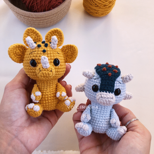 Coleção Baby Dinos - Receita de Amigurumi em PDF - Imagem 2