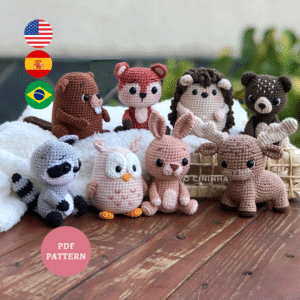 Coleção Baby Wood – Receita de Amigurumi em PDF