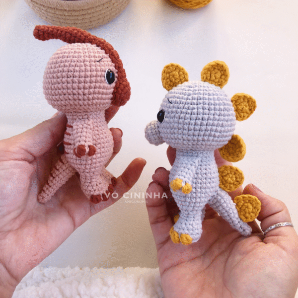 Coleção Baby Dinos - Receita de Amigurumi em PDF - Imagem 4