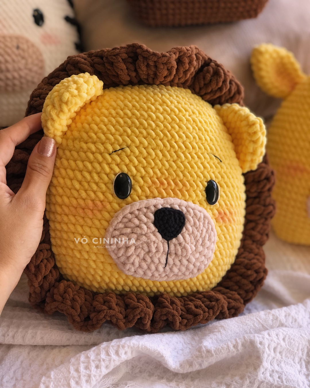 Pré-venda Almofadas Safari Parte 1 – Receita de Amigurumi em PDF - Imagem 2