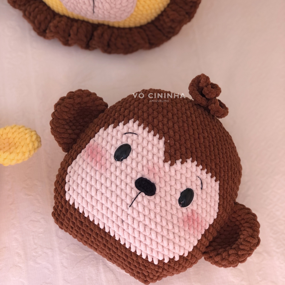 Pré-venda Almofadas Safari Parte 1 – Receita de Amigurumi em PDF - Imagem 4