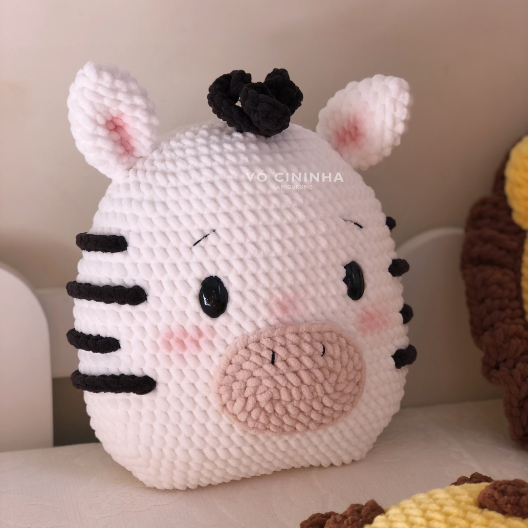 Pré-venda Almofadas Safari Parte 1 – Receita de Amigurumi em PDF - Imagem 5