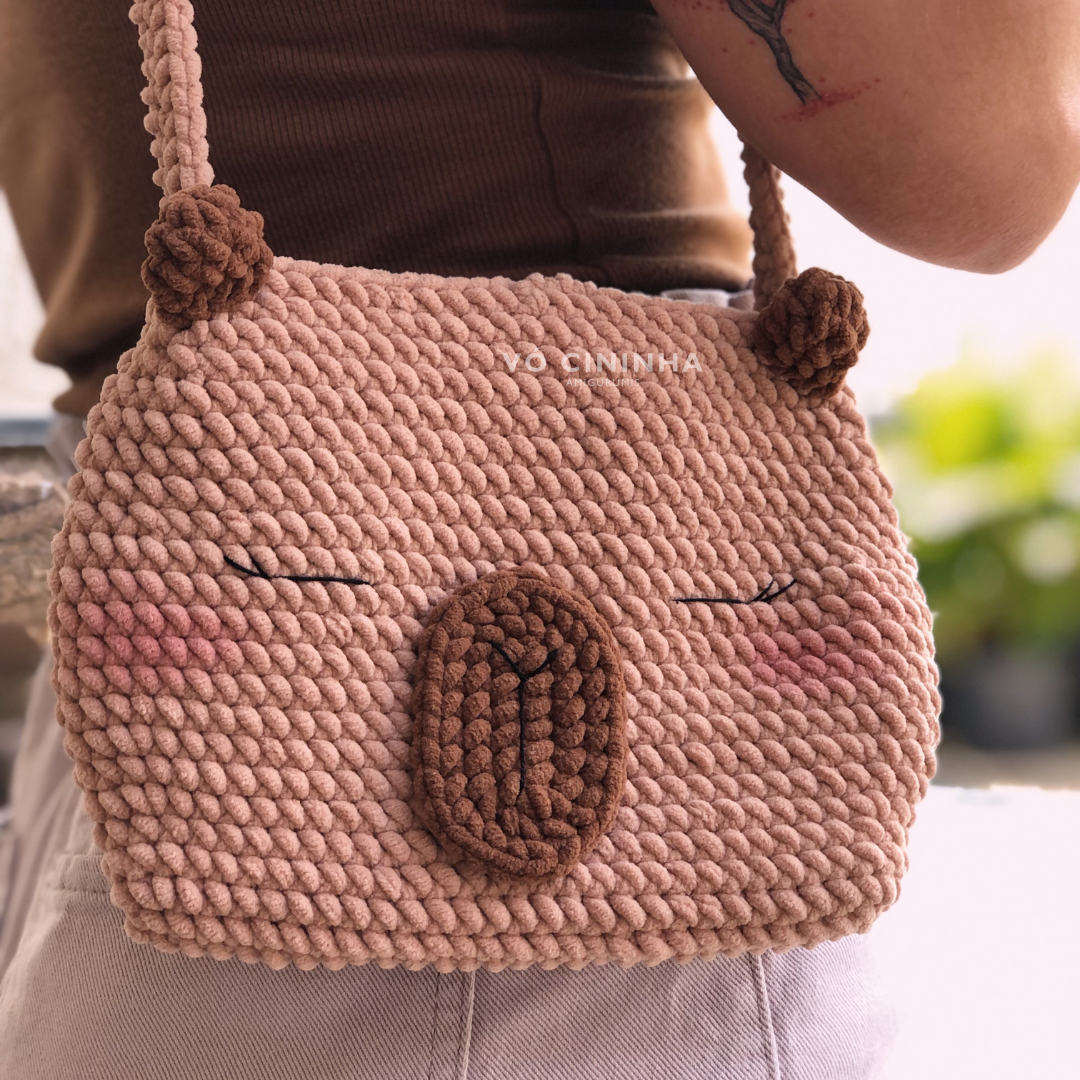 Bolsa Capivara - Receita de Amigurumi em PDF - Imagem 2
